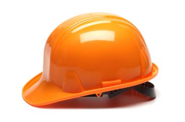 Image of Pyramex Cap Style 6 Point Snap Lock Suspension Safety Helmets Orange HP16040