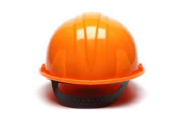 Image of Pyramex Cap Style 6 Point Snap Lock Suspension Safety Helmets Orange HP16040