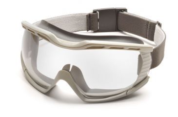 Image of Pyramex Capstone Safety Goggle - Gray Frame, Clear Anti-Fog Lens
