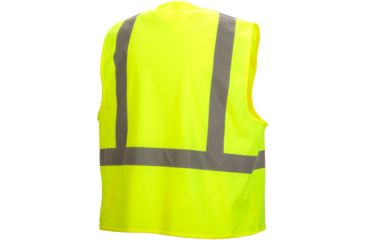 Image of Pyramex Class 2 Solid Hi-Vis Safety Vest, Lime, Large, RVHL2910L