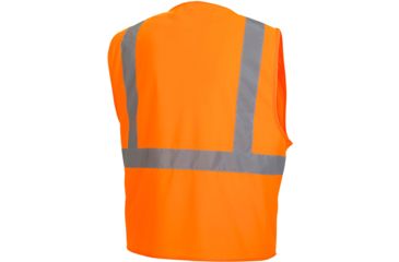 Image of Pyramex Class 2 Solid Hi-Vis Safety Vest, Orange, Large, RVHL2920L