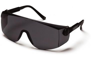 Image of Pyramex Defiant Safety Eyewear - Gray Lens, Black Frame SB1020S