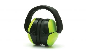 Image of Ear Muff - NRR 26dB - Individually packaged, Hi-Vis Lime