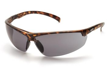 Image of Pyramex Forum Safety Glasses - Tortoise Shell Frame, Gray Lens