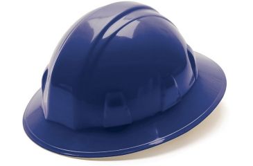 Image of Pyramex Full Brim 4 Point Ratchet Suspension Hard Hat - Blue HP24160