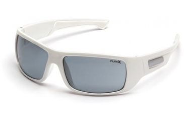 Image of Pyramex Furix Safety Glasses, White Frame, Gray Anti-Fog Lenses, SW8520DT