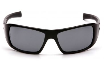Image of Pyramex Goliath Safety Glasses - Black Frame and Gray Lens SB5620D