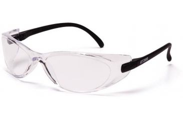 Image of Pyramex GT 2000 Safety Glasses - Clear Lens, Black Temples Frame SB2010S