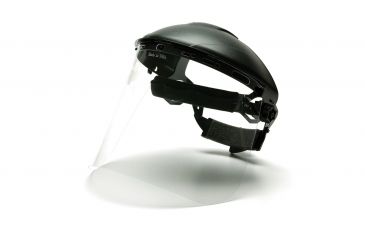 Image of Pyramex Helmet Face Shield - Clear PC, 8x15in, .040 thick, shield only - single S1020