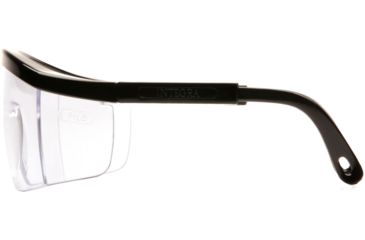 Image of Pyramex Integra Safety Eyewear - Clear Lens, Black Frame SB410S