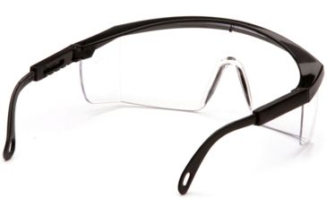 Image of Pyramex Integra Safety Eyewear - Clear Lens, Black Frame SB410S