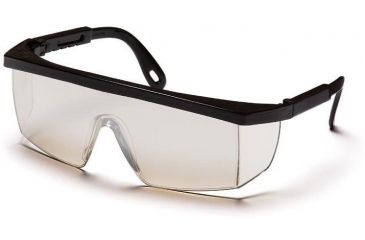 Image of Pyramex Integra Safety Glasses - Indoor/Outdoor Mirror Lens, Black Frame SB480S
