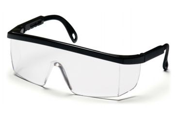 Image of Pyramex Integra Safety Glasses w/Clear Anti-Fog Lens, Black SB410ST