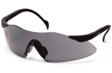Image of Pyramex Intrepid Safety Glasses - Gray Lens, Black Frame SB1620S