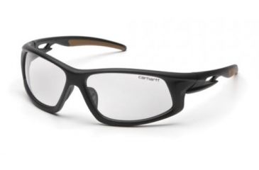 Image of Pyramex Ironside Safety Glasses, Clear Anti-fog Lens w/ Black Frame CHB610DTCS