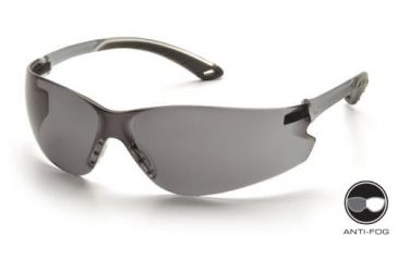 Image of Pyramex Itek Gray Frame Gray Anti-Fog Lens S5820ST