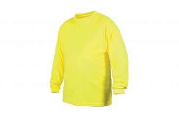 Image of Lumen X Long Sleeve T-Shirt, No Tape, Hi-Vis Lime, Large