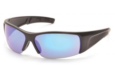 Image of Matte Black Frame/Ice Blue Mirror Lens