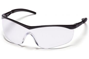 Image of Pyramex Mayan Safety Glasses - Clear Lens, Black Frame SB2610D