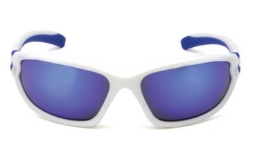 Image of Pyramex Ocoee Ice Blue Mirror Lens White Frame