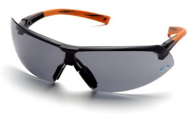 Image of Pyramex Onix Safety Glasses - Gray Lens, Orange Frame SO4920S