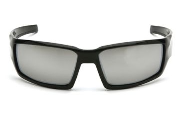 Image of Pyramex Pagosa Silver Mirror Lens Black Frame
