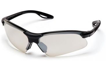 Image of Pyramex Presidente Safety Eyewear - Indoor/Outdoor Mirror Lens, Black Frame SB2280S