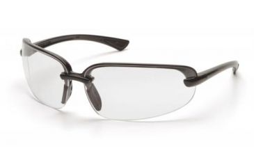Image of Pyramex Protocol Safety Glasses, Black Frame, Clear Lens SB6210D