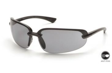 Image of Pyramex Protocol Safety Glasses, Black Frame, Gray Lens SB6220D