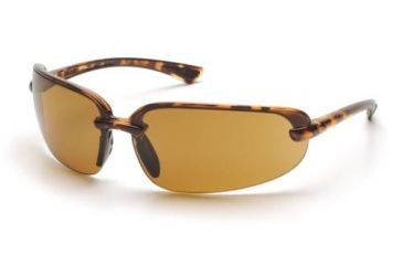 Image of Pyramex Protocol Safety Glasses, Tortoise Shell Frame, Coffee Lens ST6215D