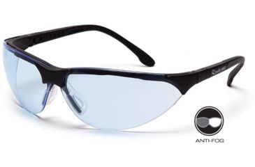 Image of Pyramex Rendezvous Safety Glasses - Infinity Blue Anti-Fog Lens, Black Frame SB2860ST