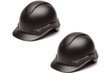 Image of Pyramex Ridgeline Cap Style 4 Pt Ratchet Suspension, Graphite, Pack of 2