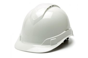 Image of Pyramex Ridgeline Vented Cap Helmet, White, Box HP44110V