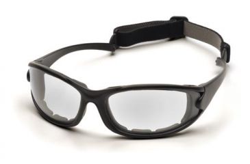 Image of Pyramex PMXCEL Safety Glasses Matte Black Frame, Clear Anti-Fog Lens SB7310DT