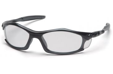 Image of Pyramex Solara Safety Glasses - Clear Lens, Black Frame SB4310D
