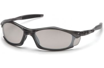 Image of Pyramex Solara Safety Glasses - Indoor/Outdoor Mirror Lens, Trans Gray Frame STG4380D