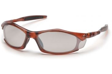 Image of Pyramex Solara Safety Glasses - Indoor/Outdoor Mirror Lens, Trans Orange Frame STO4380D