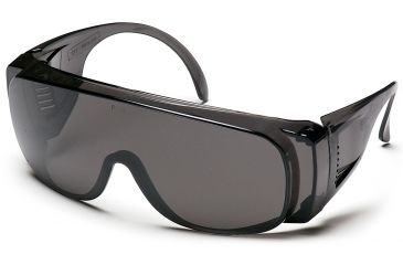 Image of Pyramex Solo Safety Glasses - Gray Lens, Gray Frame S520S