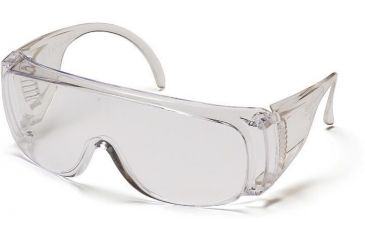 Image of Pyramex Solo Safety Glasses - Clear - Scratch Coated Lens, Clear Frame S510SHC