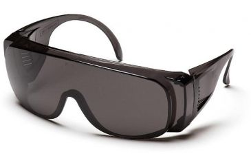 Image of Pyramex Solo Safety Glasses - Gray Lens, Gray Frame S520S