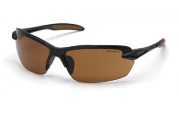 Image of Pyramex Spokane Safety Glasses, Sandstone Bronze Lens w/ Black Frame CHB318D