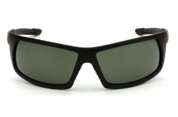 Image of Pyramex Stonewall Smoke Green Lens Black Frame