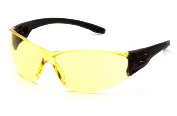 Image of Pyramex Trulock Safety Glasses w/Amber Lens, Black SB9530S