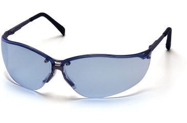 Image of Pyramex V2-Metal Safety Glasses - Infinity Blue Lens, Gun Metal Frame SGM1860S