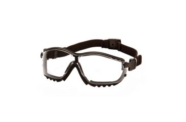 Image of Pyramex V2G Safety Glasses w/Clear H2X Anti-Fog Lens, Black, GB1810ST