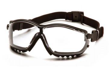 Image of Pyramex V2G Safety Glasses w/Clear H2X Anti-Fog Lens, Black GB1810ST