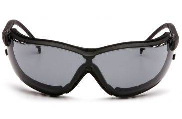 Image of Pyramex V2G Safety Glasses - Gray Anti-Fog Lens, Black Frame GB1820ST