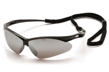 Image of Pyramex Wildfire Safety Glasses, Silver Mirror Lenses with Cord SB6370SP