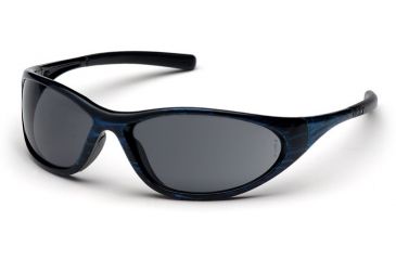 Image of Pyramex Zone II Safety Glasses - Gray Lens, Blue Wood Frame SBW3320E