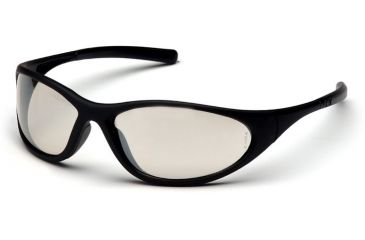 Image of Pyramex Zone II Safety Glasses - Indoor/Outdoor Mirror Lens, Matte Black Frame SB3380E
